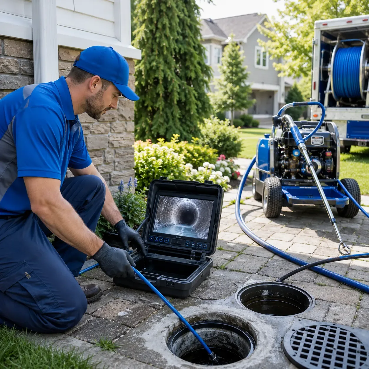 Outdoor drain cleaning professionals serving Foxboro, MA